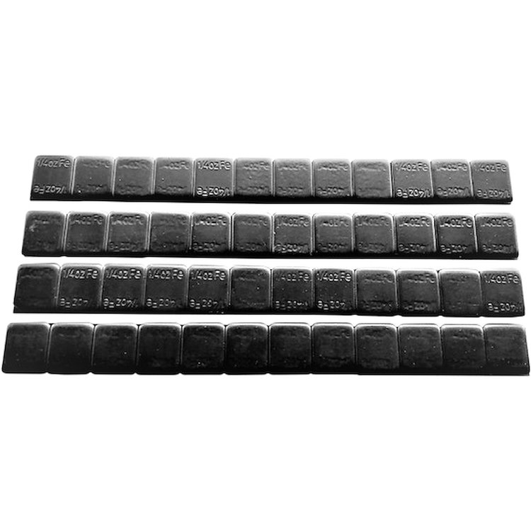 Black Stick On Wheel Weights 1/4 oz. per Tab