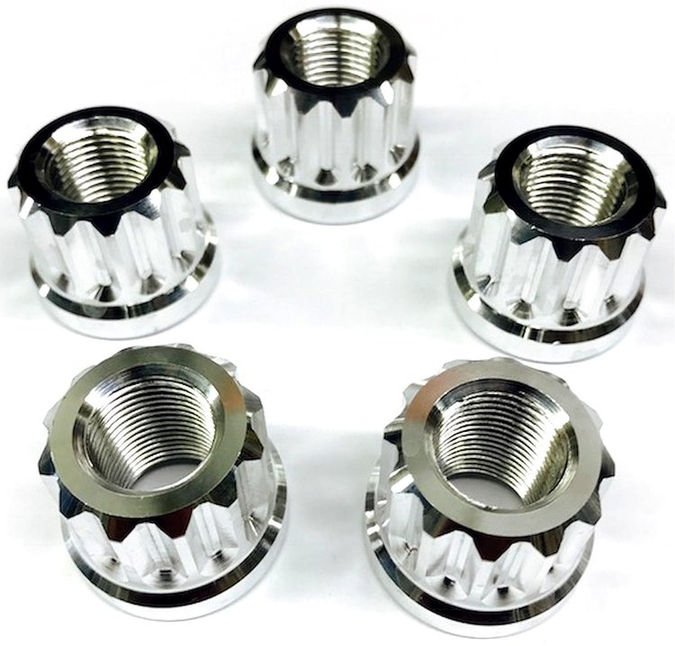 12-Point Billet Aluminum Lug Nuts