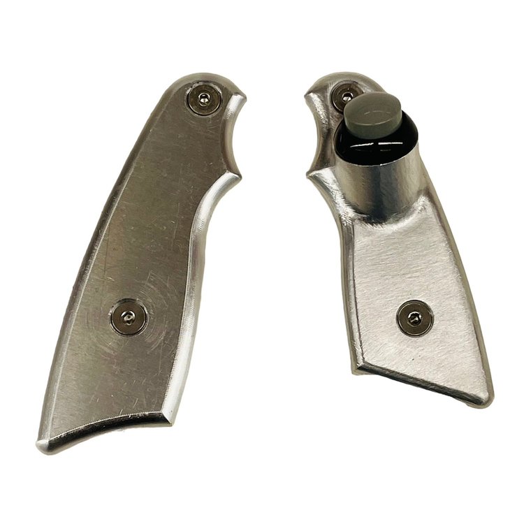 8000-03RW-GRY Titan Ultra PG2 Shifter Line Lock Grips [With Button, Raw, Gray Button]