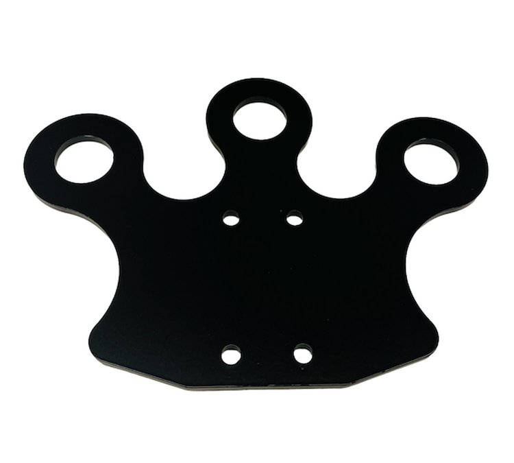 8000-93MB Dragster D Steering Wheel Transbrake Button Mount [3 Hole]