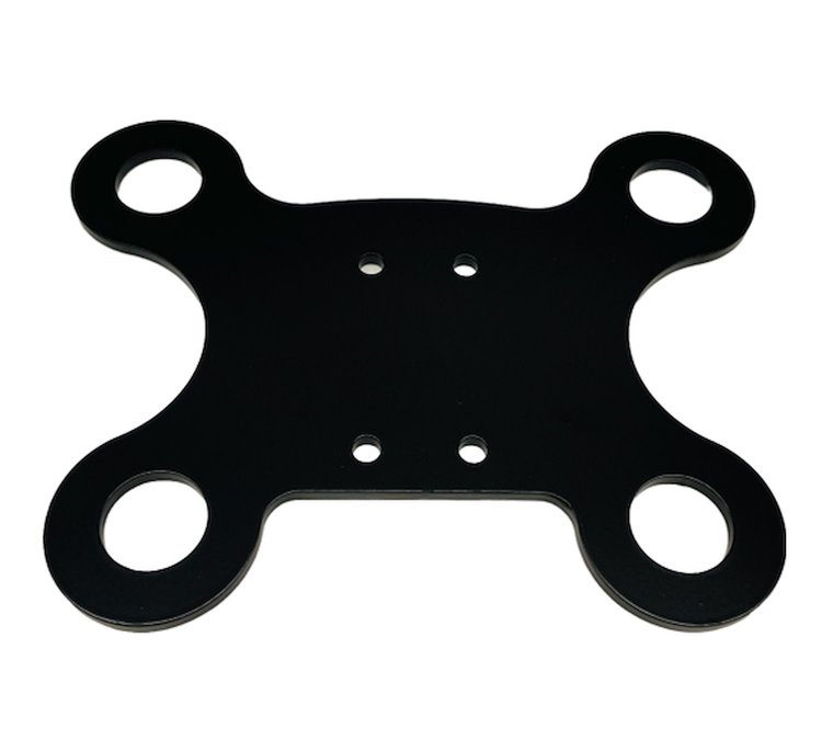 8000-94MB Dragster D Steering Wheel Transbrake Button Mount [4 Hole]