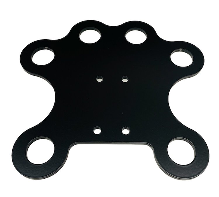 8000-96MB Dragster D Steering Wheel Transbrake Button Mount [6 Hole]