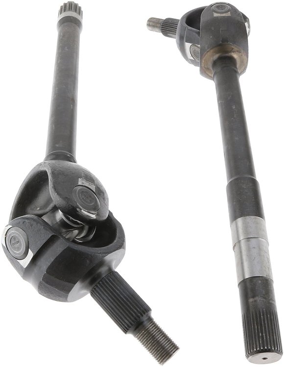 Chromoly Front Axle Shaft Assembly - Dana 44 w/Narrow Open Diff and FAD Removal