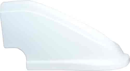 Asphalt/Dirt Modified Front Nose Right Side - White