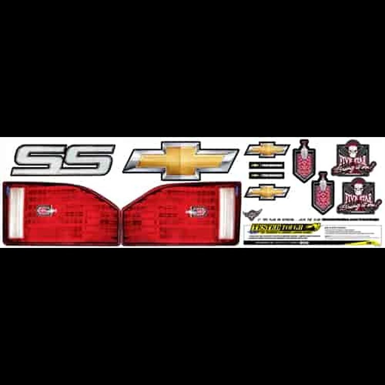 Tail ID Graphics Kit 1981-88 Chevy Monte Carlo Street Stock
