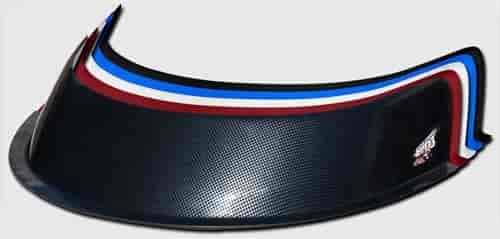 MD3 Hood Air Deflector 3 in. Carbon Fiber Look