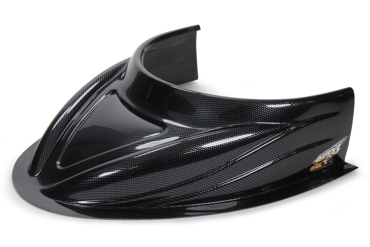 5 in. Tall Flat MD3 Hood Scoop [Carbon Fiber Look]