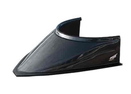 HOOD SCOOP 5" CURVED C/F