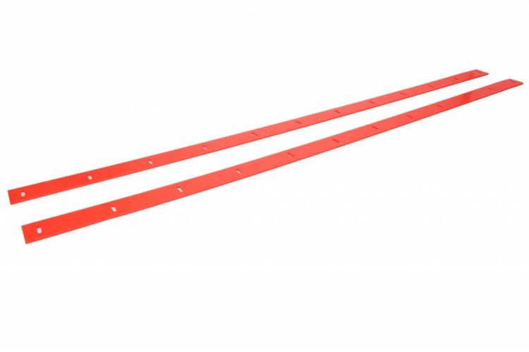 Lower Nose Wear Strip for ABC Nextgen Race Car Body [Red, Plastic]
