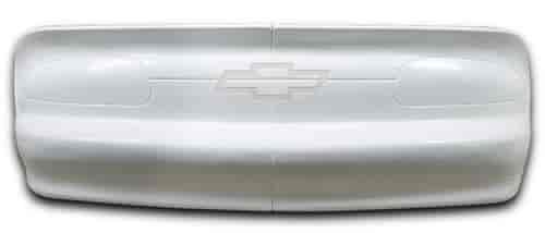 High-Impact Molded Plastic Street Stock Camaro Rear Bumper Cover - White