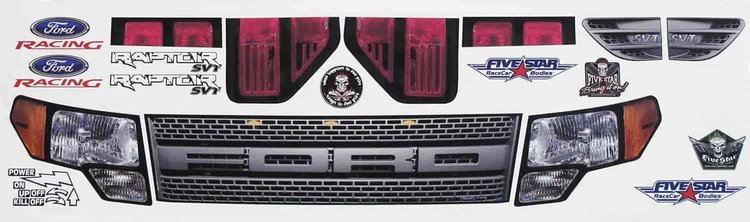 GRAPHX BODY ID KIT RAPTOR