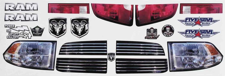 GRAPHICS BODY ID KIT RAM