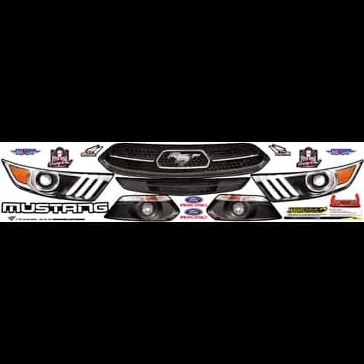 Nose ID Graphics Kit Ford Mustang MD3 Evolution Dirt Late Model