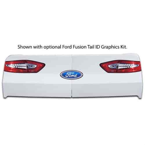 High Impact Molded Plastic Rear Bumper Cover - Red