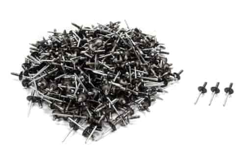 Large Head Rivets 3/16" Black 500pc