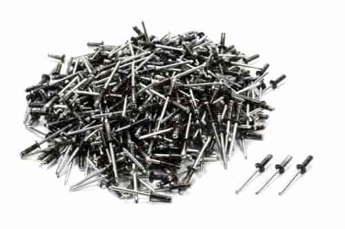 Small Head Rivets 3/16" Black 500pc