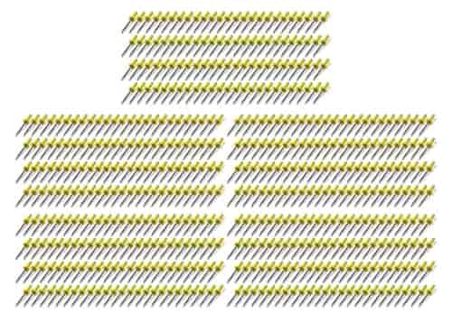 Small Head Rivets 3/16" Yellow 500pc