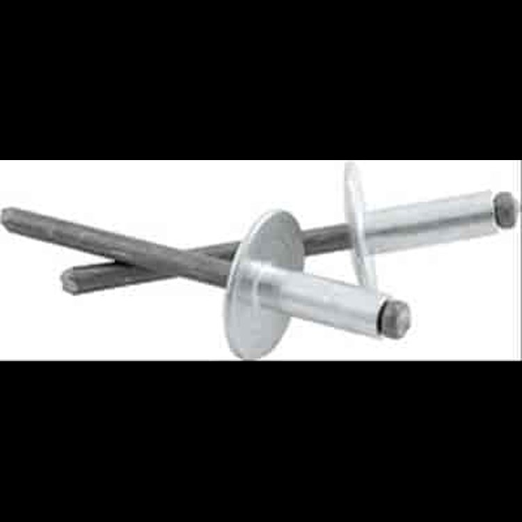 Large Head Rivets 3/16" Unpainted 500pc