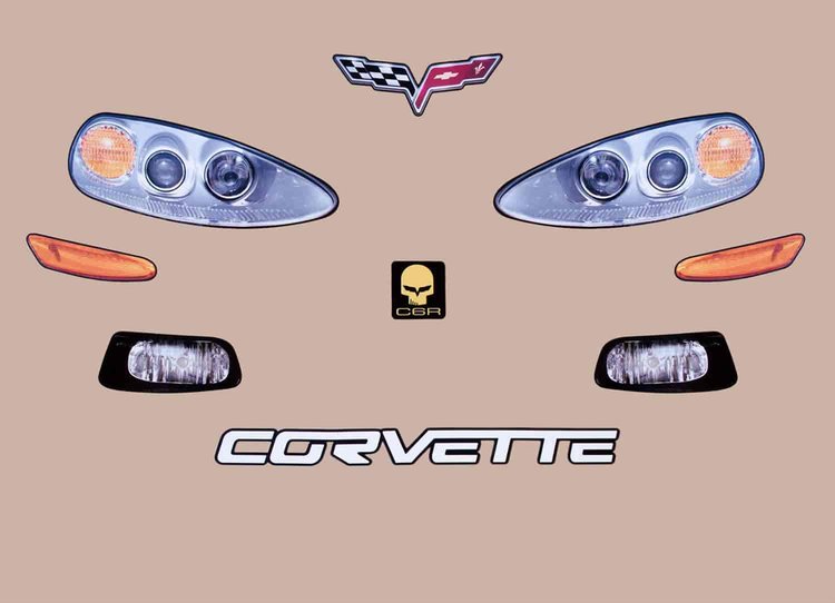 Nose ID Graphics Kit Chevy Corvette Classic/MD3 Gen 2 Dirt Late Model