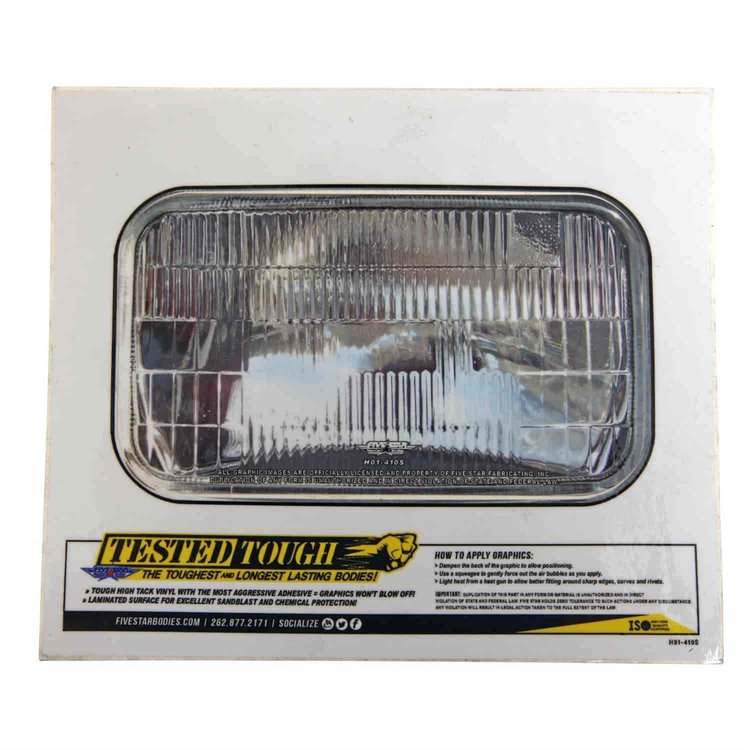 HEADLIGHT DECAL SMALL