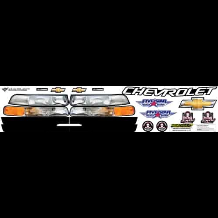 Nose ID Graphics Kit 2002 Chevy C1500 Short Track Truck