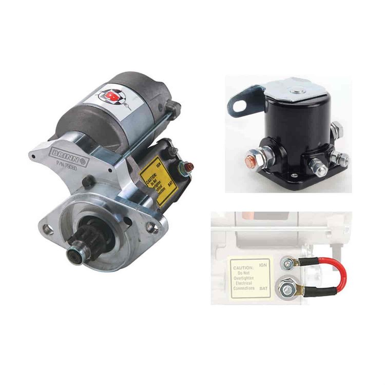 High Torque Racing Starter, Solenoid and Jumper Kit