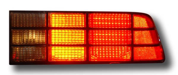 4-Panel Sequential LED Taillight Kit for 1982-1992 Chevrolet Camaro [Red and Amber LED]