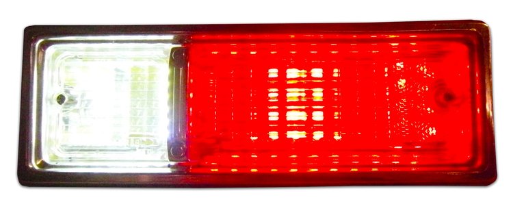 2-Panel Sequential LED Taillight Kit for 1968-1969 Chevrolet Nova [Red LED w/ White LED Reverse]