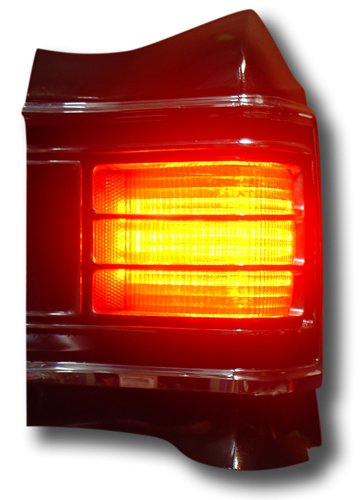 2-Panel Sequential LED Taillight Kit for 1967 Chevrolet Chevelle [Red LED]