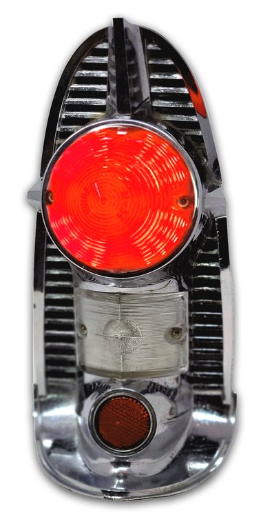 2-Panel Sequential LED Taillight Kit for 1956 Chevrolet Tri-Five [Red LED]