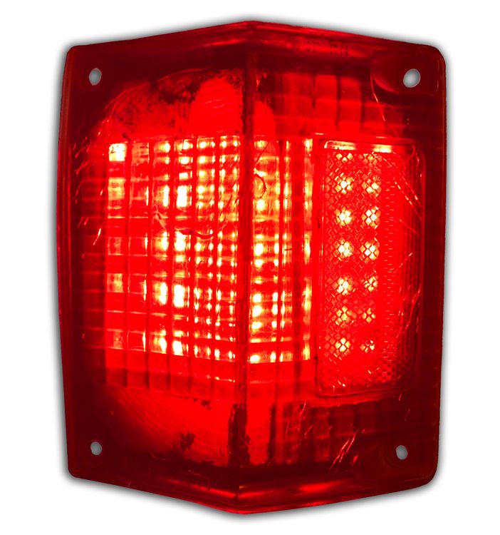 2-Panel Sequential LED Taillight Kit for 1970-1972 Chevrolet El Camino [Red LED]