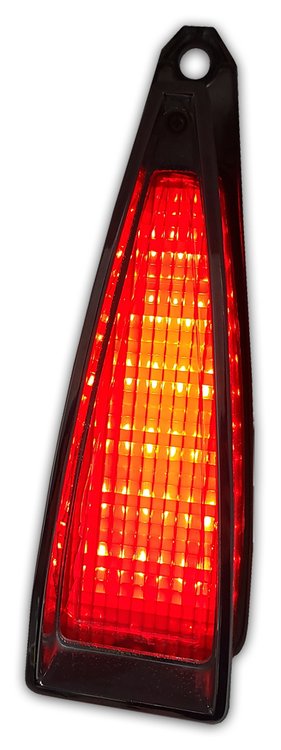2-Panel Sequential LED Taillight Kit for 1973 Cadillac DeVille and Fleetwood [Red LED]
