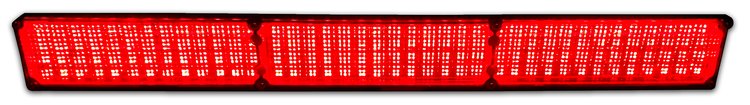 6-Panel Sequential LED Taillight Kit for 1966-1967 Lincoln Continental [Red LED]