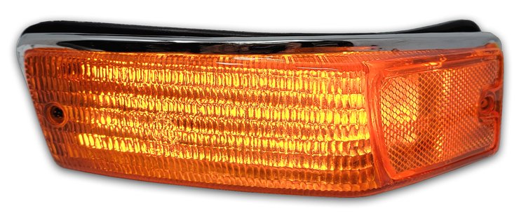 Sequential LED Front Turn Signal and Parking Light Kit for 1970-1974 Volkswagen Karmann Ghia [Amber LED]