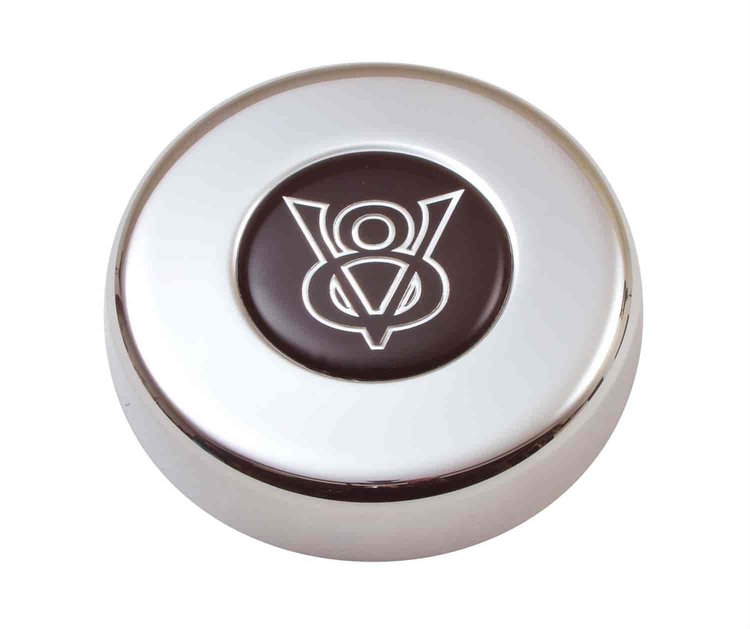 GT3 V-8 Emblem Steering Wheel Center Cover 3/4"