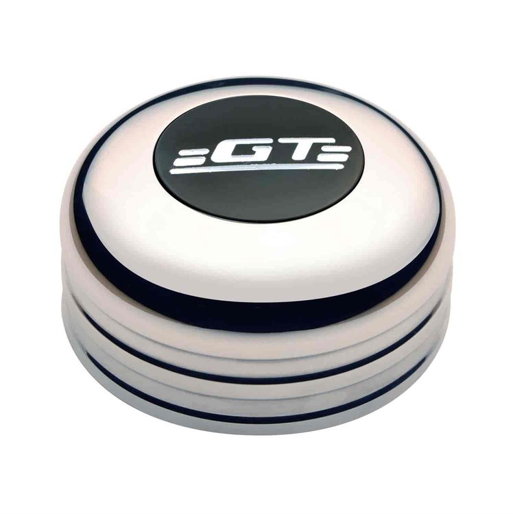 GT3 Standard GT Emblem Color Horn Button Polished