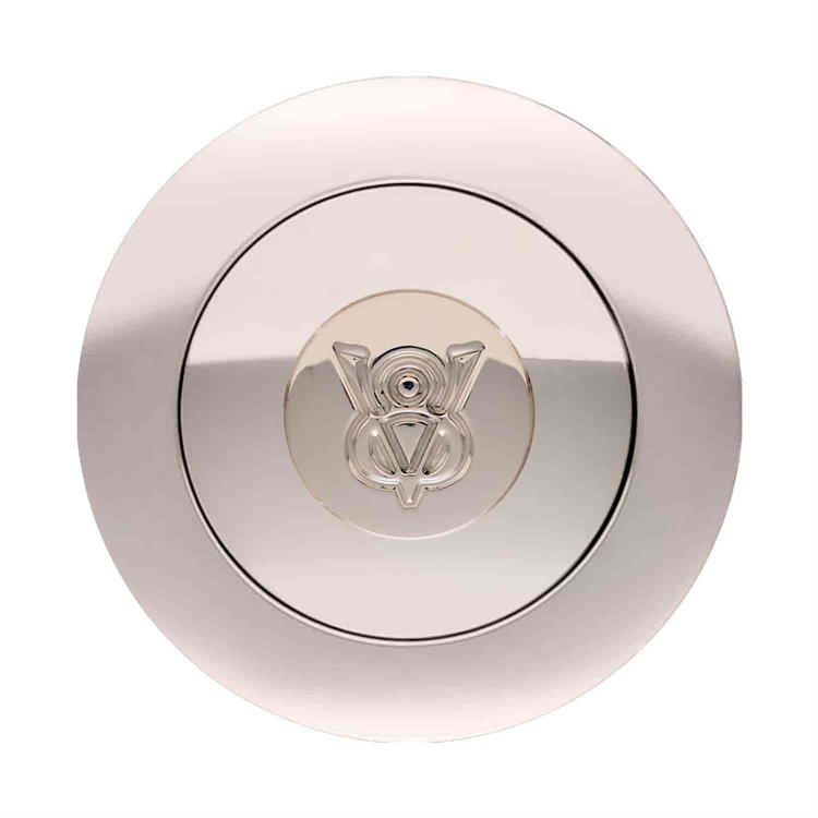 V8 Logo Large Diameter Covers Bolt Pattern Horn Button Billet Engraved