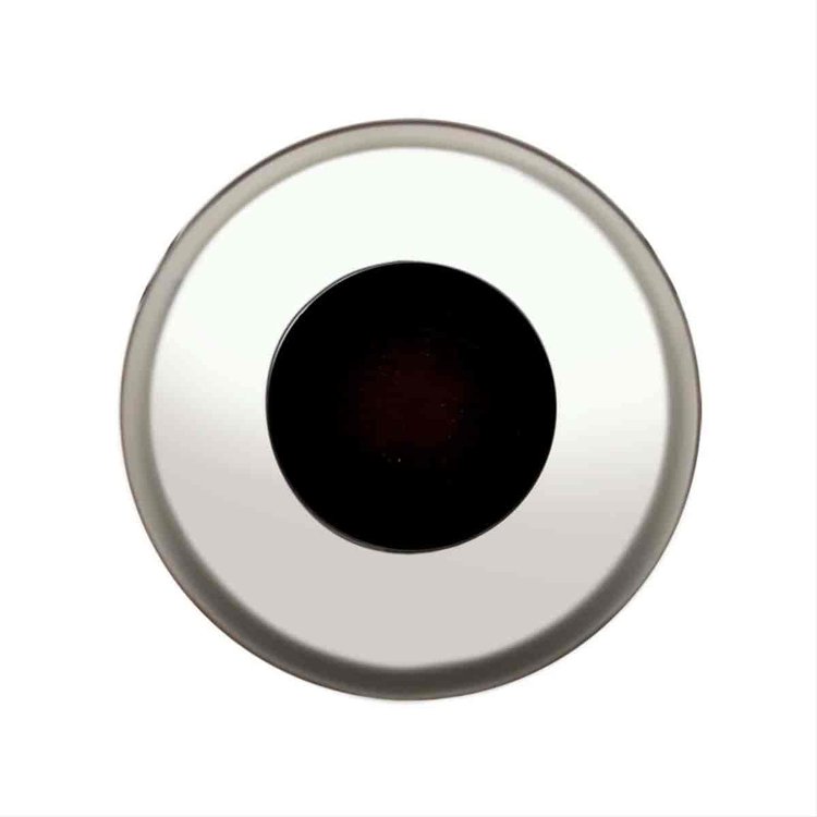 GT3 Gasser/Euro Style Horn Button Smooth Style Polished with Black Center