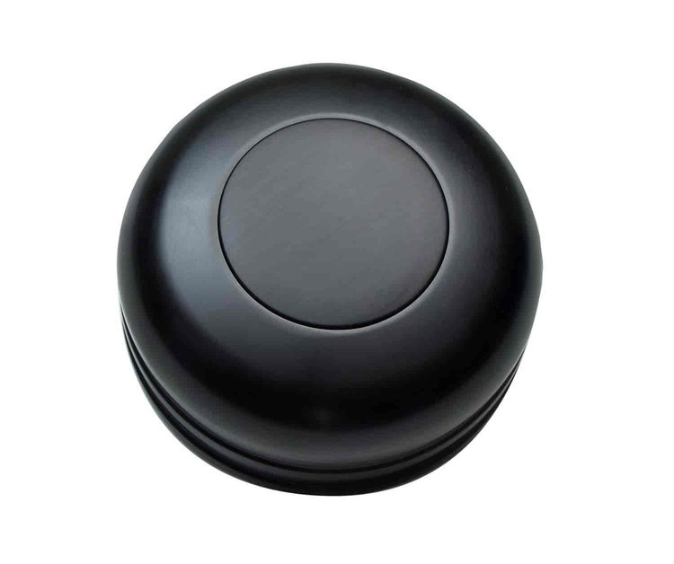 GT3 Standard Plain Horn Button Black Anodized