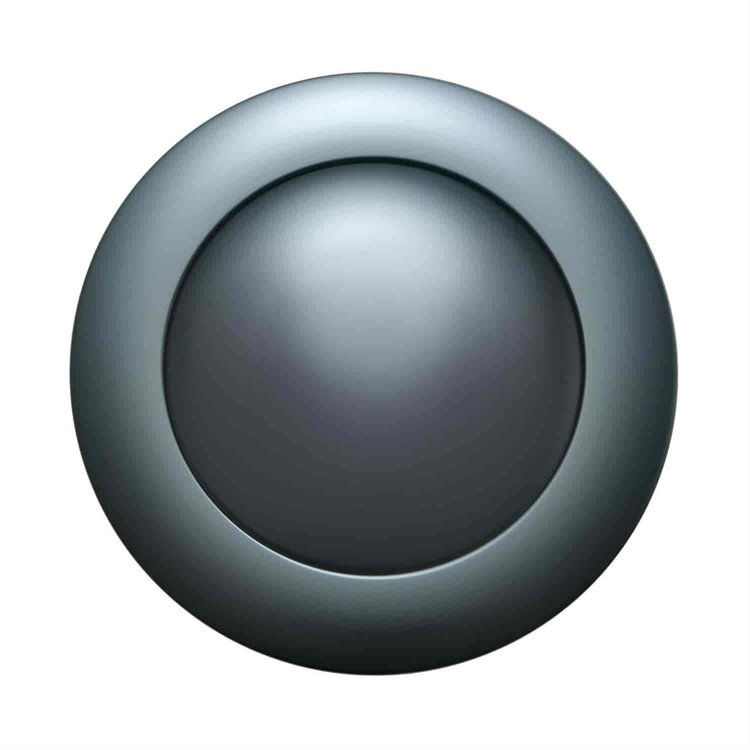 GT9 Large (Covers Bolt Pattern) Plain Horn Button
