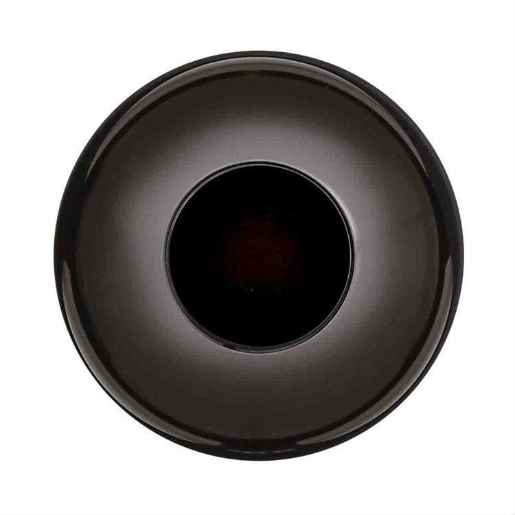 GT3 Gasser/Euro Style Horn Button Plain Black Center Smooth Style Black Anodized