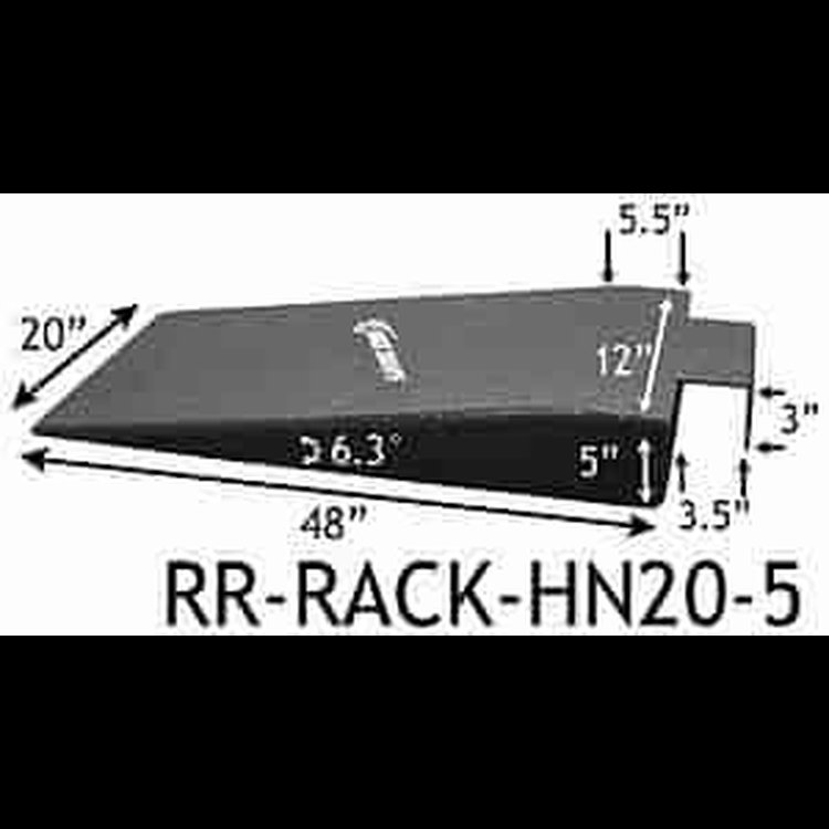 Hook Nosed Rack Ramps Width: 20"