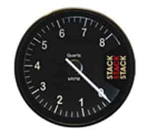 Clubman Tachometer Black Dial Face