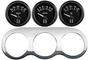 2-1/16" 3-Gauge Kit Oil Pressure Gauge 0-100psi