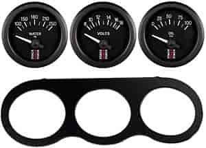 2-1/16" 3-Gauge Kit Oil Pressure Gauge 0-100psi