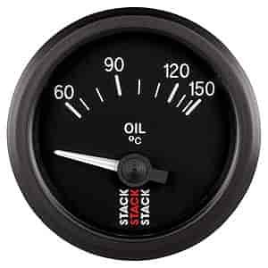 Oil Temp Electric 52mm Blk 60-150 C M10 Male