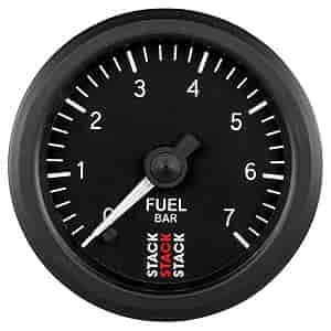 Fuel Press Pro Stepper Motor 52mm Blk 0-7 Bar M10 Male