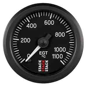 Exhaust Gas Temp Pro Stepper Motor 52mm Blk 0-1100 C