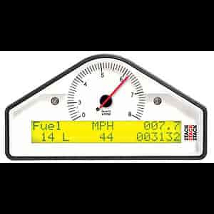 Race-Boost Dash Wht 0-3-8k RPM