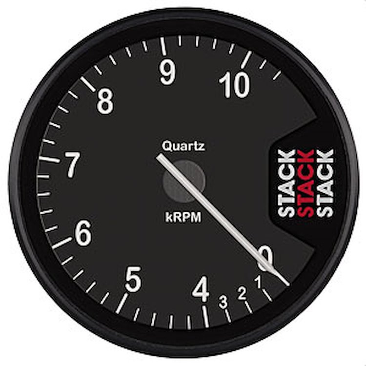 Clubman Tachometer 0-10,500 RPM